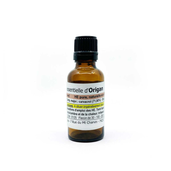 Flacon d'huile essentielle d'origan Gentiana