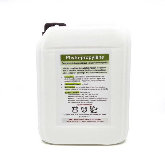 Bidon de 5 litres Phytopropylene Gentiana